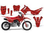 2013 2014 Honda CRF 110F AMRRACING MX Graphics Decal Kit Digicamo Red