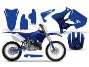 2002 2013 Yamaha YZ 125^^02 13 YZ 250 AMRRACING MX Graphics Decal Kit Reloaded Black Blue