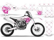 2010 2013 Yamaha YZF 450 AMRRACING MX Graphics Decal Kit Reloaded Pink White