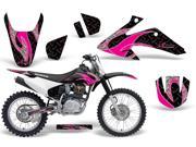 2008 2013 Honda CRF 150^^08 13 CRF 230F AMRRACING MX Graphics Decal Kit Tribal Flames Pink Black