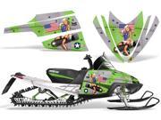 2003 2014 M8 M7 Arctic Cat M Series Crossfire AMRRACING Sled Graphics Decal Kit T Bomber Green