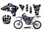 1993 1995 Yamaha YZ 125^^93 95 YZ 250 AMRRACING MX Graphics Decal Kit Silverhaze Blue Black