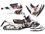 2003 2014 M8 M7 Arctic Cat M Series Crossfire AMRRACING Sled Graphics Decal Kit T Bomber White