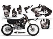 2002 2013 Yamaha YZ 125^^02 13 YZ 250 AMRRACING MX Graphics Decal Kit Checkered Skull Black