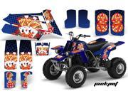 1987 2005 Yamaha Banshee YF 350 AMRRACING ATV Graphics Decal Kit Jackpot Blue