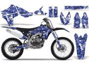 2010 2013 Yamaha YZF 450 AMRRACING MX Graphics Decal Kit Butterfly White Blue