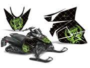 2012 Arctic Cat Pro Climb AMRRACING Sled Graphics Decal Kit Street Star Green Black