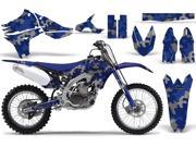 2010 2013 Yamaha YZF 450 AMRRACING MX Graphics Decal Kit Camo Plate Blue