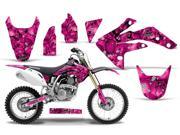 2007 2013 Honda CRF 150R AMRRACING MX Graphics Decal Kit Butterfly Black Pink