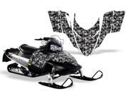 2008 2010 Polaris Dragon Shift RMK AMRRACING Sled Graphics Decal Kit Digi Camo Black