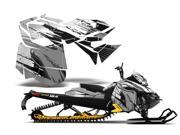 2013 Ski Doo Rev XM AMRRACING Sled Graphics Decal Kit Carbon X Black