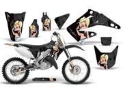 2002 2014 Honda CR 125^^02 14 CR 250 AMRRACING MX Graphics Decal Kit Mandy Black Black