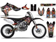 2010 2013 Yamaha YZF 450 AMRRACING MX Graphics Decal Kit Ed Hardy Pirates Black