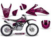 2008 2013 Honda CRF 150^^08 13 CRF 230F AMRRACING MX Graphics Decal Kit Skulls and Hammers Pink