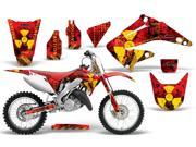 2002 2014 Honda CR 125^^02 14 CR 250 AMRRACING MX Graphics Decal Kit Meltdown Yellow Red