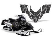 2008 2010 Polaris Dragon Shift RMK AMRRACING Sled Graphics Decal Kit Camo Plate Black