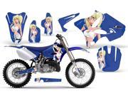 2002 2013 Yamaha YZ 125^^02 13 YZ 250 AMRRACING MX Graphics Decal Kit Mandy White Blue