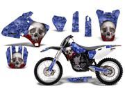 1998 2002 Yamaha YZF 250^^98 02 YZF 400^^98 02 YZF 426 AMRRACING MX Graphics Decal Kit Bone Collector Blue