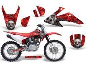 2008 2013 Honda CRF 150^^08 13 CRF 230F AMRRACING MX Graphics Decal Kit Bone Collector Red