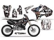 2002 2013 Yamaha YZ 125^^02 13 YZ 250 AMRRACING MX Graphics Decal Kit Mad Hatter Silver White