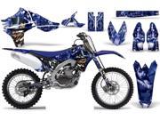 2010 2013 Yamaha YZF 450 AMRRACING MX Graphics Decal Kit Mad Hatter Blue Blue