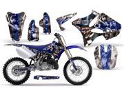 2002 2013 Yamaha YZ 125^^02 13 YZ 250 AMRRACING MX Graphics Decal Kit Mad Hatter Blue Silver
