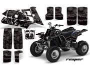 1987 2005 Yamaha Banshee YF 350 AMRRACING ATV Graphics Decal Kit Reaper Black