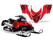 2008 2010 Polaris Dragon Shift RMK AMRRACING Sled Graphics Decal Kit Reloaded Black Red