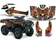 2012 2014 Can Am Outlander SST G2 AMRRACING ATV Graphics Decal Kit Firestorm Green