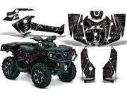2012 2014 Can Am Outlander SST G2 AMRRACING ATV Graphics Decal Kit Reaper Black