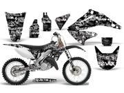 2002 2014 Honda CR 125^^02 14 CR 250 AMRRACING MX Graphics Decal Kit Silver Haze White Black