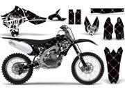 2010 2013 Yamaha YZF 450 AMRRACING MX Graphics Decal Kit Reloaded White Black