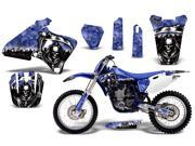1998 2002 Yamaha YZF 250^^98 02 YZF 400^^98 02 YZF 426 AMRRACING MX Graphics Decal Kit Reaper Blue