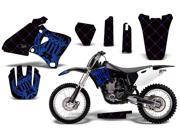 1998 2002 Yamaha YZF 250^^98 02 YZF 400^^98 02 YZF 426 AMRRACING MX Graphics Decal Kit Reloaded Blue Black