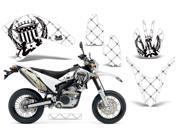 2007 2013 Yamaha WR 250R^^07 13 WR 250X AMRRACING MX Graphics Decal Kit Reloaded Black White