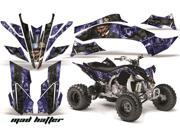 2009 2013 Yamaha YFZ 450R^^09 13 YFZ 450X AMRRACING ATV Graphics Decal Kit MadHatter Blue Blue