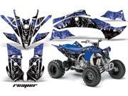 2009 2013 Yamaha YFZ 450R^^09 13 YFZ 450X AMRRACING ATV Graphics Decal Kit Reaper White