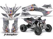 2009 2013 Yamaha YFZ 450R^^09 13 YFZ 450X AMRRACING ATV Graphics Decal Kit T Bomber Silver