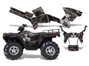 2005 2010 Polaris Sportsman 500^^05 10 Sportsman 800 AMRRACING MX Graphics Decal Kit Meltdown Silver Black