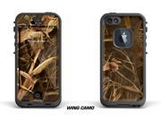 Designer Decal for iPhone 5 5s LifeProof Case Wing Camo