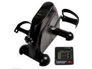 Mini Pedal Exerciser Cycle Fitness Indoor Exercise Bike 4 Legs w LCD Display