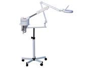 Facial Steamer Hot Ozone Machine Spa Salon Beauty Pro 5X Magnifying Lamp 2 in 1
