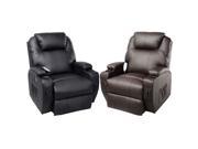 Ergonomic Heated Massage Recliner Sofa Chair Deluxe Lounge Executive w Control