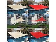10 x15 Deluxe Rectangle Sun Shade Sail UV Top Outdoor Canopy Patio Lawn