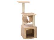 Cat Tree Condo Furniture Scratch Pet House 36 Deluxe Beige
