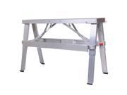 Adjustable Aluminum Folding Bench Dry Wall 18 30