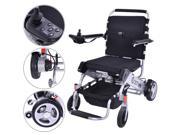 Electric Power Foldable Wheelchair Heavy Duty Aluminum Propelled Lightweight