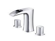 Fresca FFT3076CH Fortore Widespread Mount Bathroom Vanity Faucet Chrome