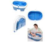 Summer Infant Newborn to Toddler Fold Away Baby Bath with Inflatable Base