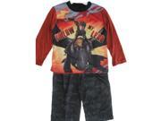 How To Train Your Dragon Big Boys Black Printed 2 Pc Pajama Set 10